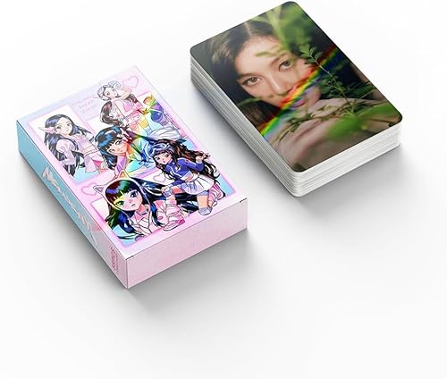 Miniatura 5 de Funwaretech New Jeans Get UP Laser Photocards Set 55Pcs 2023 New Jeans 2nd New Album Lomo Cards Kpop Merchandise Gift for Fans Boys Girls