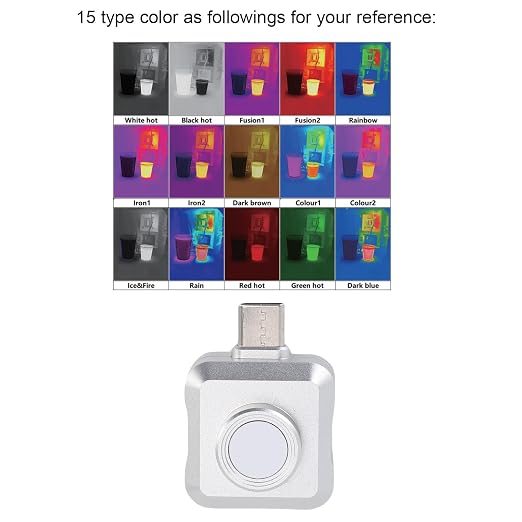 Cámara térmica USB C para medición industrial miniatura 5