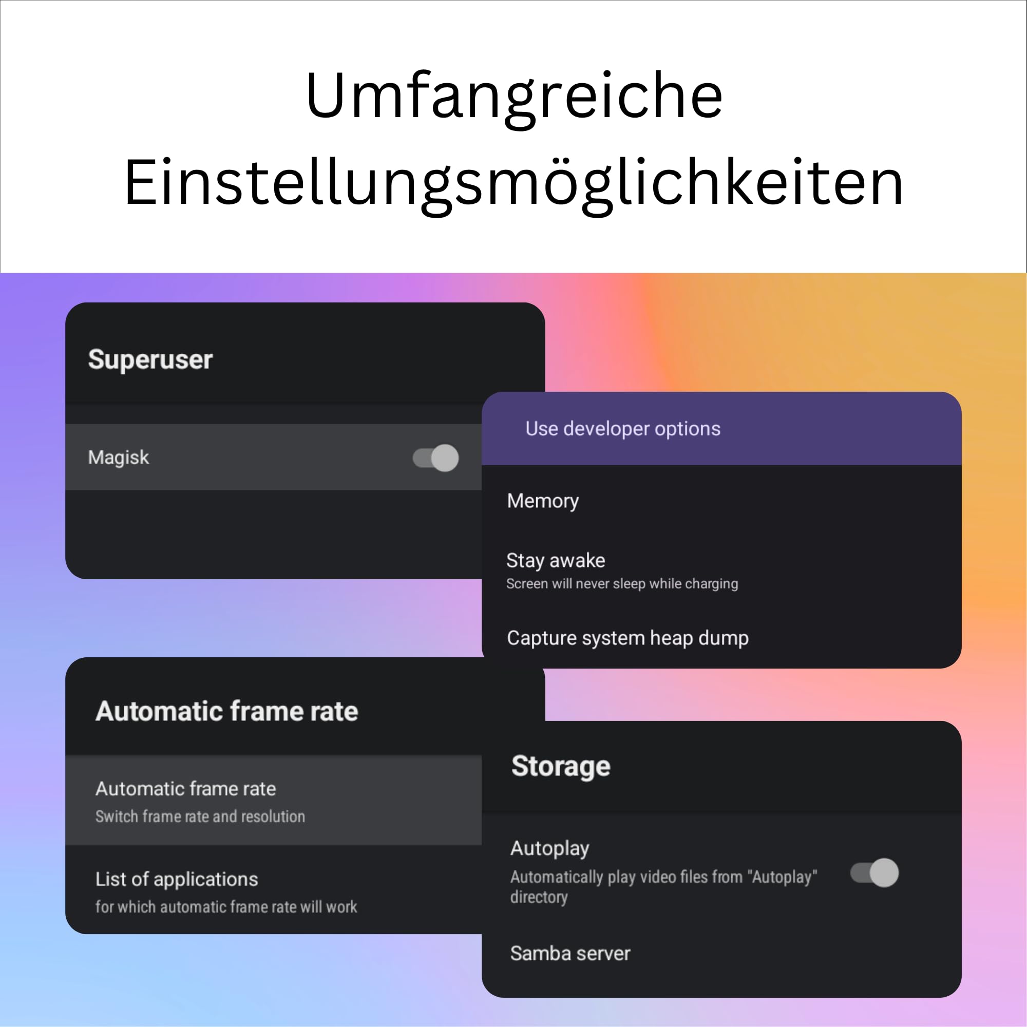 Orbsmart DS Player (S89L) - Android 14 Digital Signage Player 4K Mini PC für 24/7 Dauerbetrieb (Lüfterlos, Autostart, Root-Zugriff, Kiosk- & Portrait-Modus, 4GB RAM, 32GB, LAN)