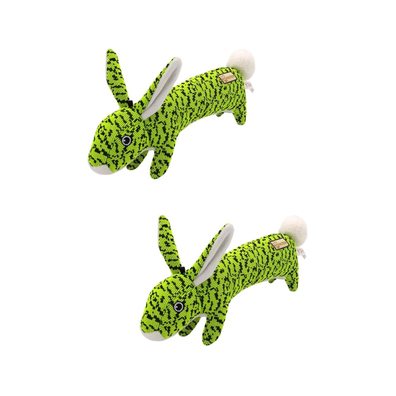 Toyvian Juguetes para Mascotas 2 Piezas Juguetes para Masticar Juguete Chirriante para Perros Tejido De Mosca Mascota Gafas De Fiesta