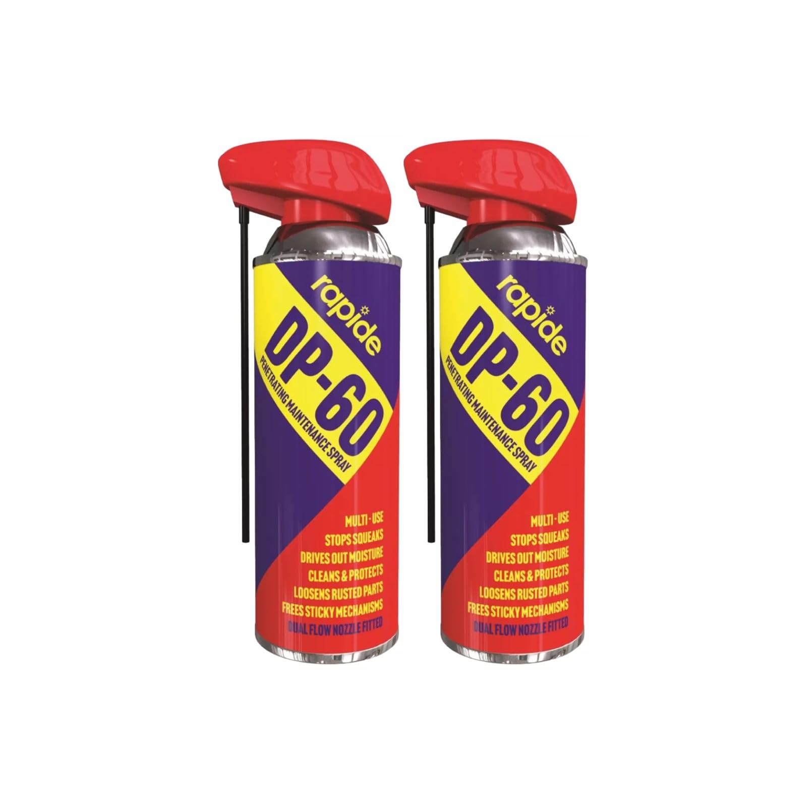 DP-60 Penetrating Releasing Maintenance Control Nozzle Lubricant Spray, Multi-Purpose Penetrating Oil, Rust Defence, Stuck Parts Ease,400ml, (2PCS)