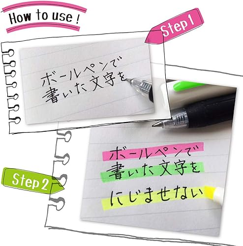 Miniatura 6 de Zebra B-WKS22-Y Resaltador, línea Just Fit Mozini, amarillo, 10 unidades