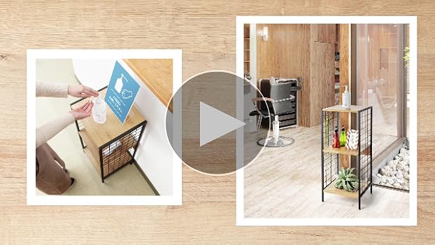 鉄フレーム棚 3個セット 便利な手持ち袋付き 鉄フレーム棚 3個セット 便利な手持ち袋付き オープンラック