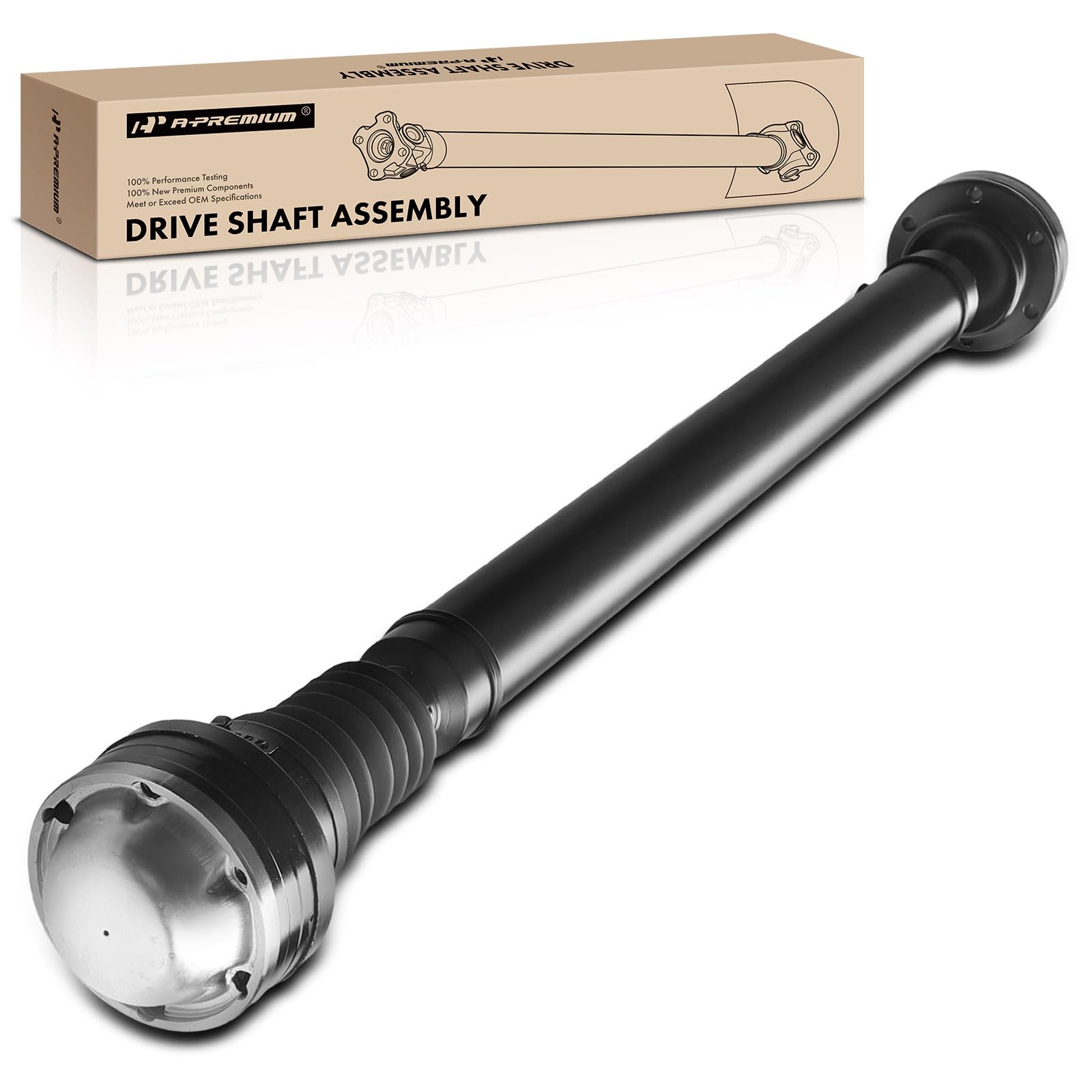 A-Premium Front Drive Shaft Prop Shaft Driveshaft Assembly Compatible with Jeep Commander 2007-2010 4WD, Grand Cherokee 2007-2008 4.7L/5.7L, Grand Cherokee 2009-2010, Replace# 52853431AA