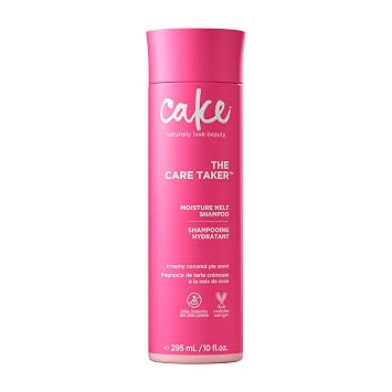 Cake Beauty Moisturizing Shampoo, The Care Taker Hydrates and Replenishes Dry Hair With Coconut Water, Hyaluronic Acid & Shea Butter - For All Hair Types - 10 Fl Oz / 295 ml