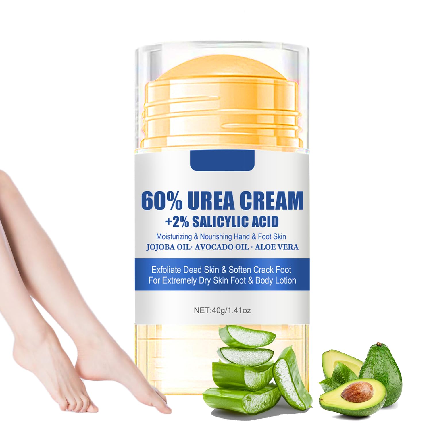 Urea Cream 60 Percent for Feet Maximum Strength, Urea Cream for Feet