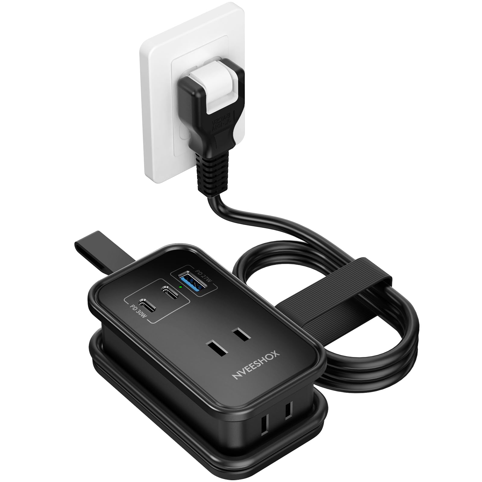 Amazon.co.jp: 延長コード タイプc PD 30W NVEESHOX 1M 電源タップ usb