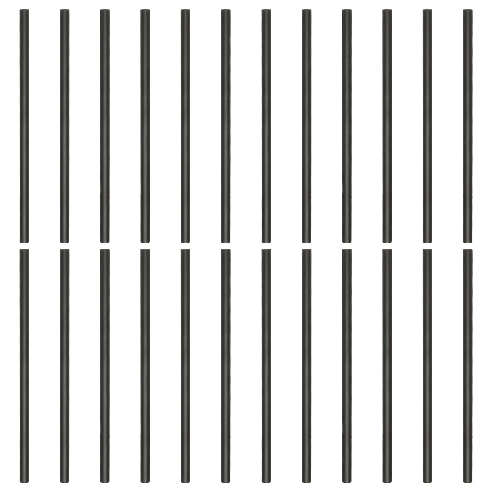 PATIKIL HB Graphite Pencil, 24 Pack Round Wooden Pencil for Office Writing Drawing Supplies, Black