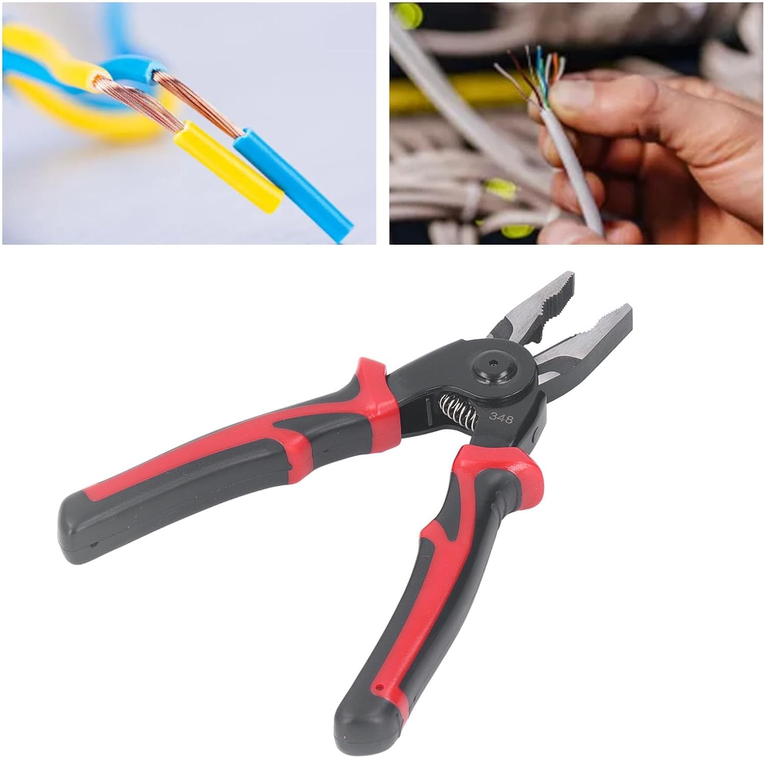AEE® 5 Başlıklı Çok Fonksiyonlu Pense Seti | Tel Pense - Kablo Kesici - Tel Sıyırma - Makas - Sıkma Pense | 5'i 1 Arada Tamir Seti