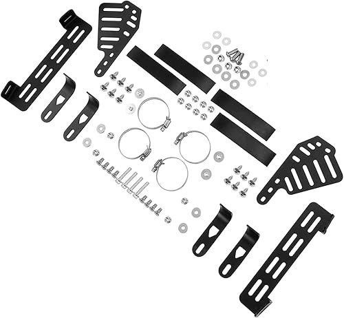TCT-MOTORPARTS Soporte de montaje de carenado de murciélago para Harley Road King Softail Heritage FLST