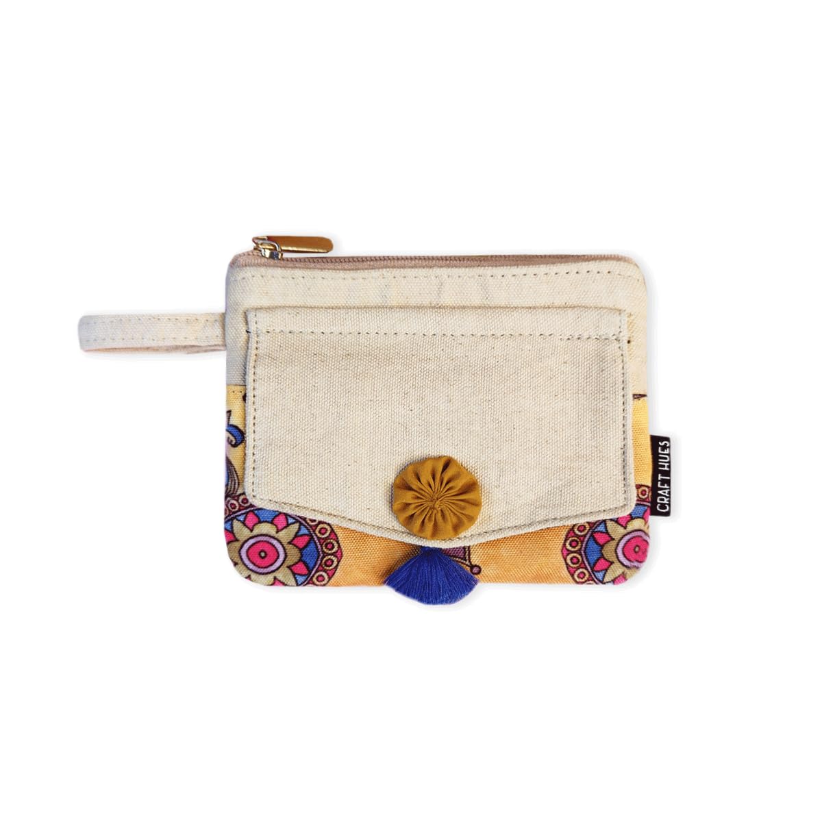 Women's Mini Wallet with Flap (Off White)-image-42