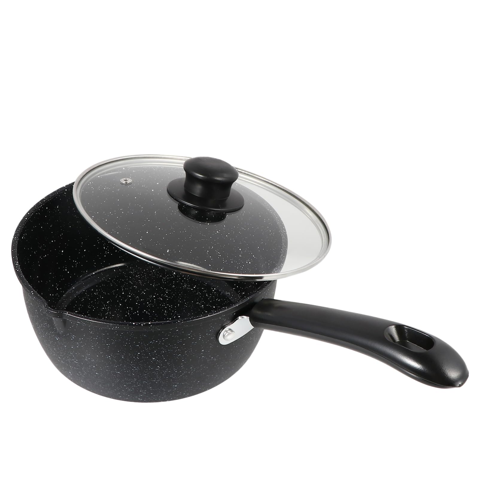 Poêle antiadhésive et marmite de 20 cm pratique avec couvercle