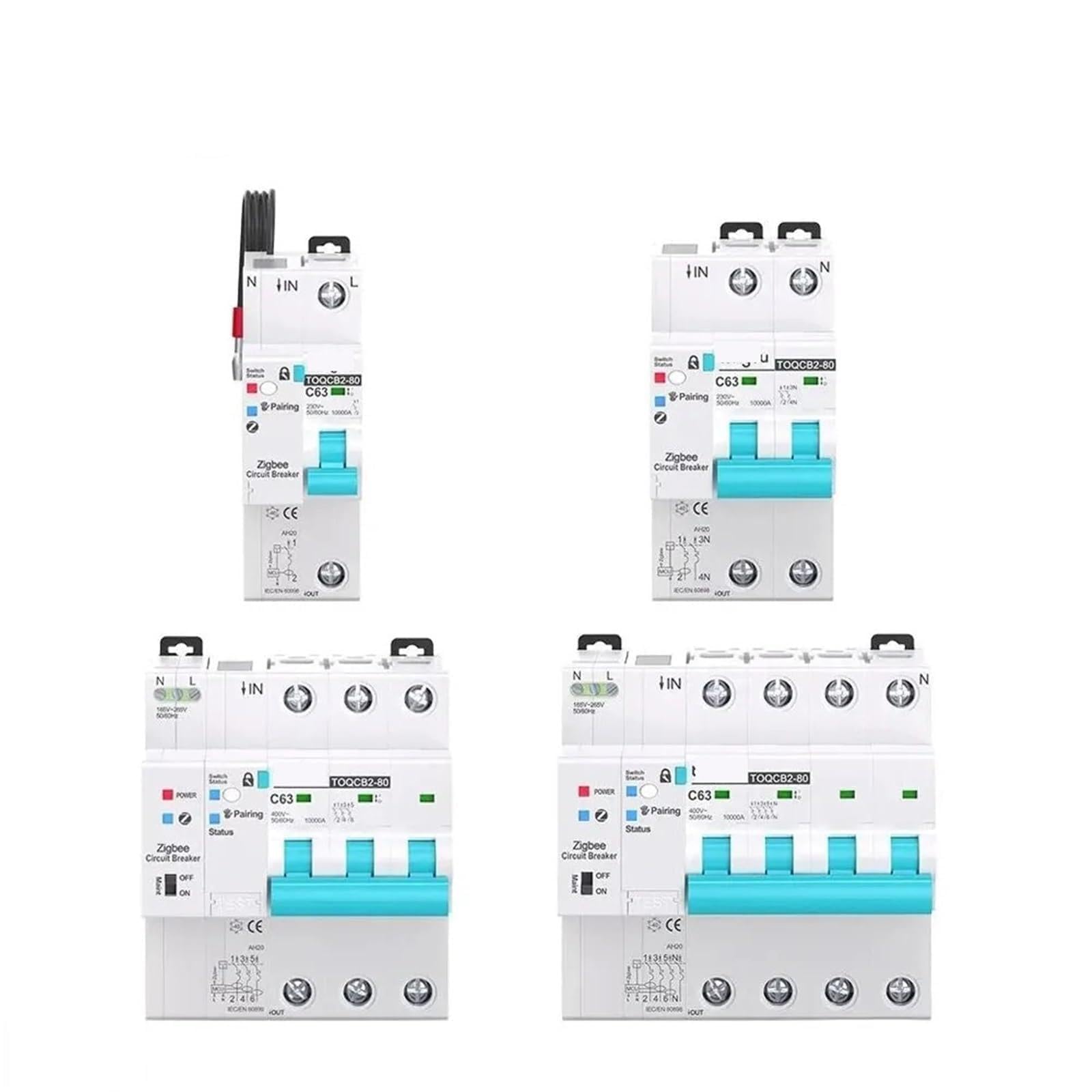 Télécommande Smart Life pour disjoncteur mesure puissance WIFI MCB - 5