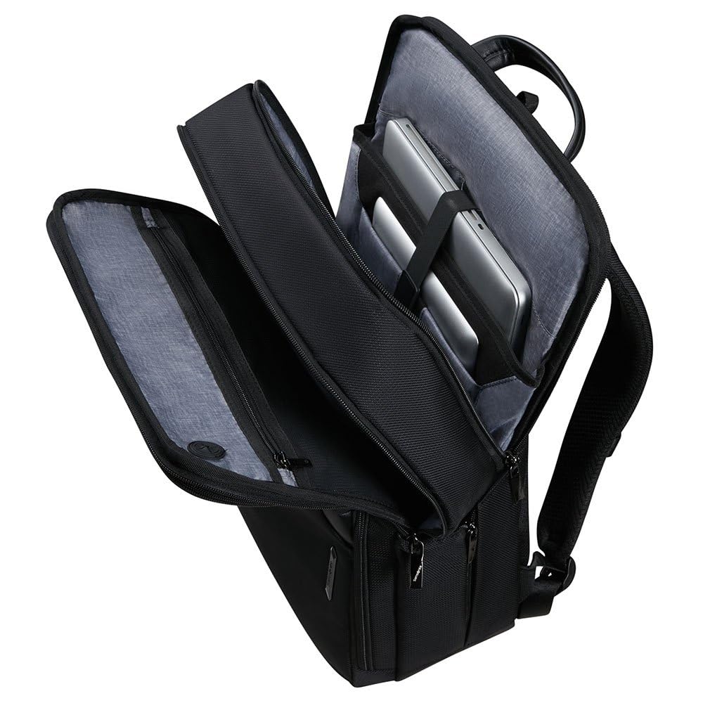 Samsonite XBR 2.0 - Zaino per laptop 15.6 pollici, 43 cm, 19.5 L, Nero (Nero)