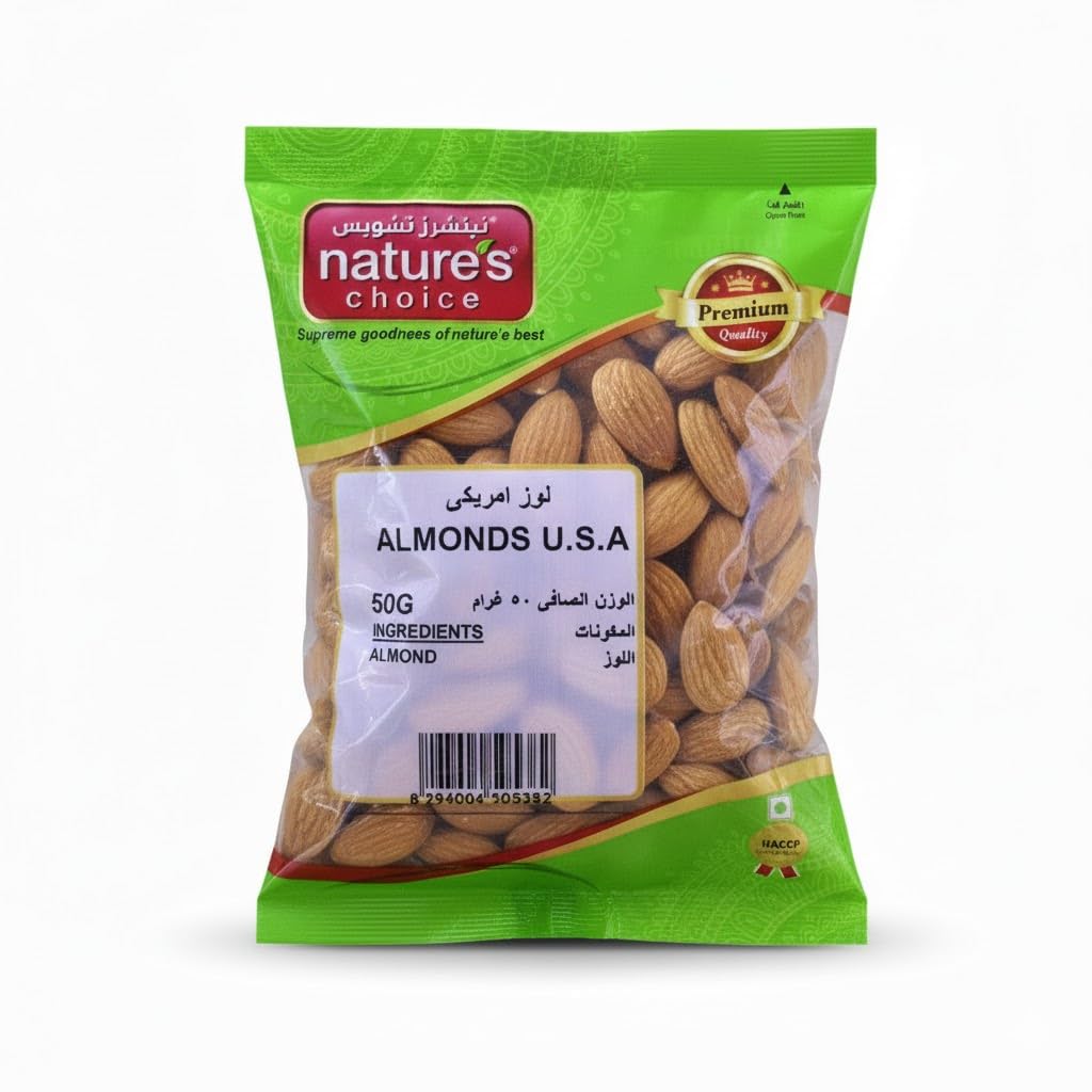 Natures Choice Almonds U.S.A 50g
