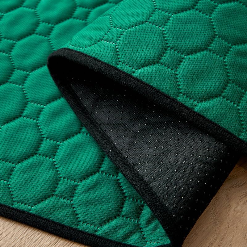 FANSU 2Pack Absorbent Puppy Pads,Modern Simple Non-Slip Waterproof Puppy Training Pads Reusable Dog Mat Washable Dog Training Pads Large Puppy Pads for Potty Training,Travel (45X60cm,Green)