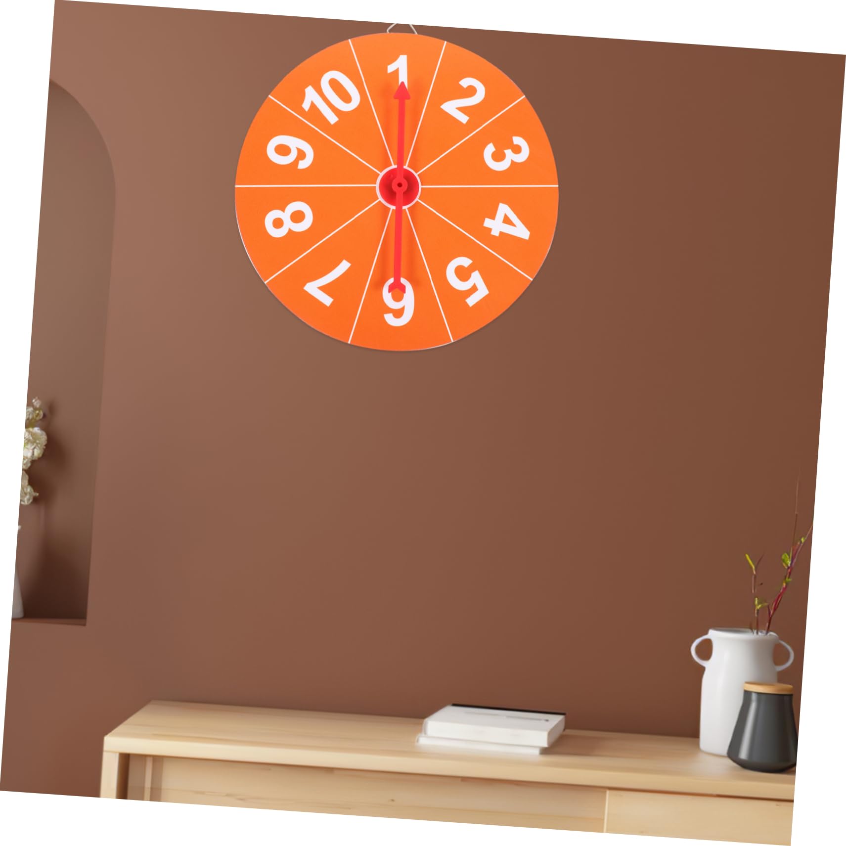 Totority Prize Wheel Game Turntable DIY Turntable for Parties Carnival Game Props Fortune Board Raffle Wheel