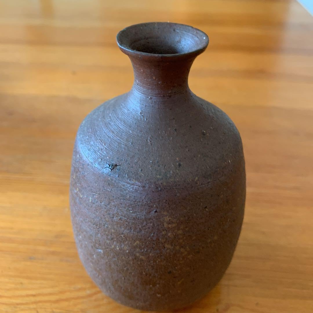 井上康徳 作 白磁青釉刻文 徳利 共箱 井上萬二窯 酒器 日本酒 有田