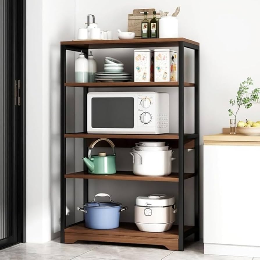 Amazon|Farigrut オープンシェルフ収納ラック本棚木製キッチンラック Amazon|Farigrut オープンシェルフ収納ラック本棚木製キッチンラック