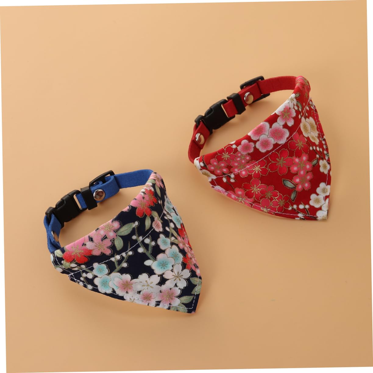 YARNOW 6pièces Collier Bandana pour Chien Réglable avec Motif Floral Et Accessoires Animaux