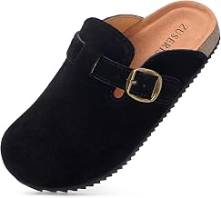 Dokela Children's Adjustable Clogs Garden Slippers Girl Mules Cork Slippers Boys Soft Clogs House Non-Slip Shoes