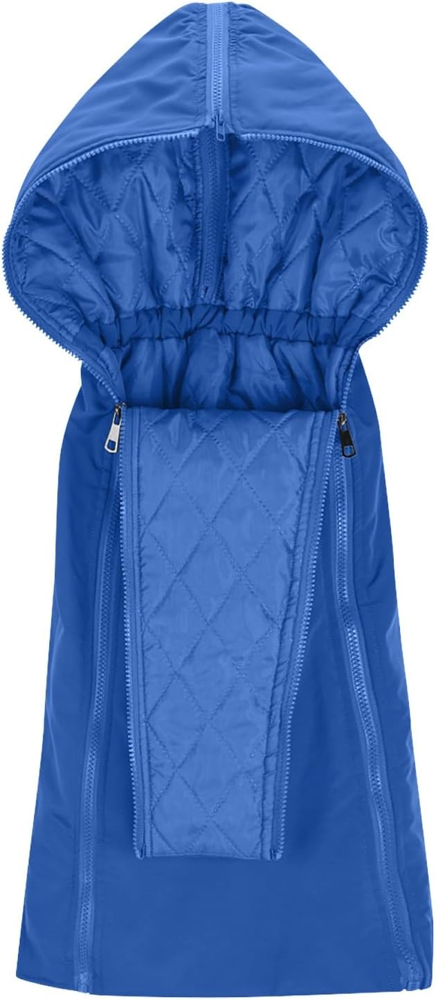 Maternity Winter Coat 3 in 1 Quilted Lined Jackets Thicken Warm Waterproof Down Jacket Parka Outwear with Hood