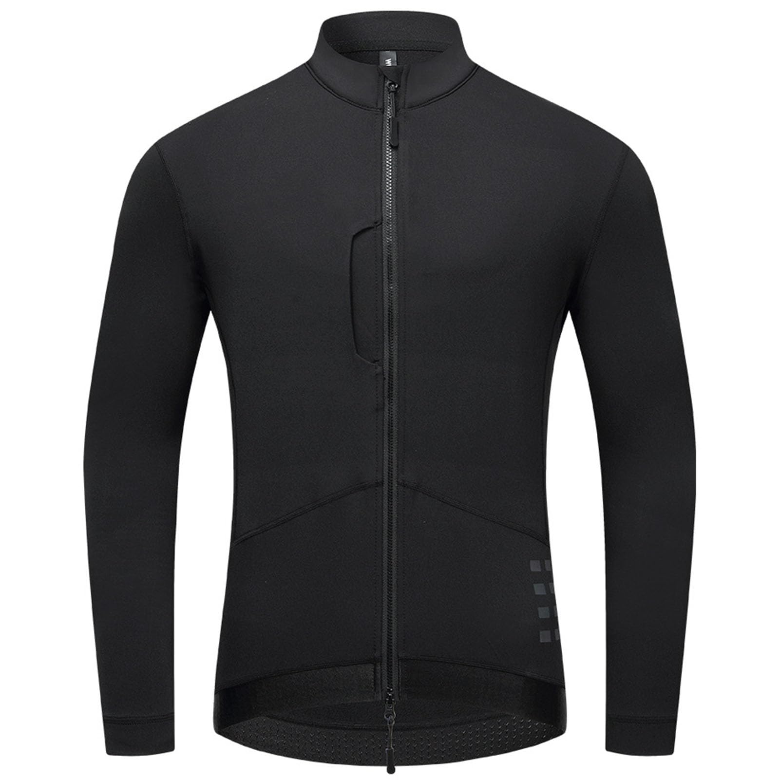 Chaqueta de Ciclismo para Hombre, Resistente al Viento Transpirable Chaqueta para Exteriores Softshell de Invierno Polar Reflectante Chaqueta Deportiva
