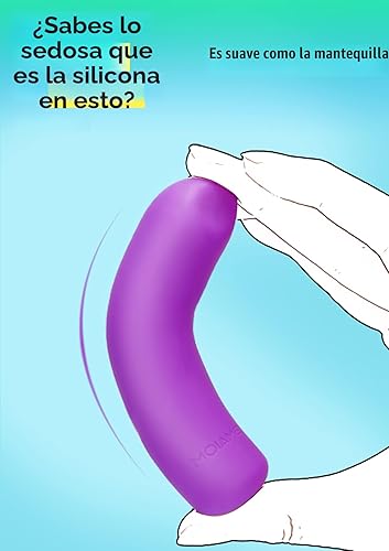 Miniatura 3 de Vibrador completamente de silicona para mujer, impermeabilidad IPX7, recargable, lápiz labial vibrador con punta angular, juguete sexual portátil