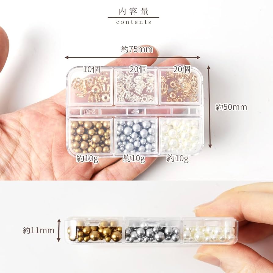 小物 Miupama Amazon.co.jp: MYmama 花芯 パーツ セット 6種類 ケース付き 花