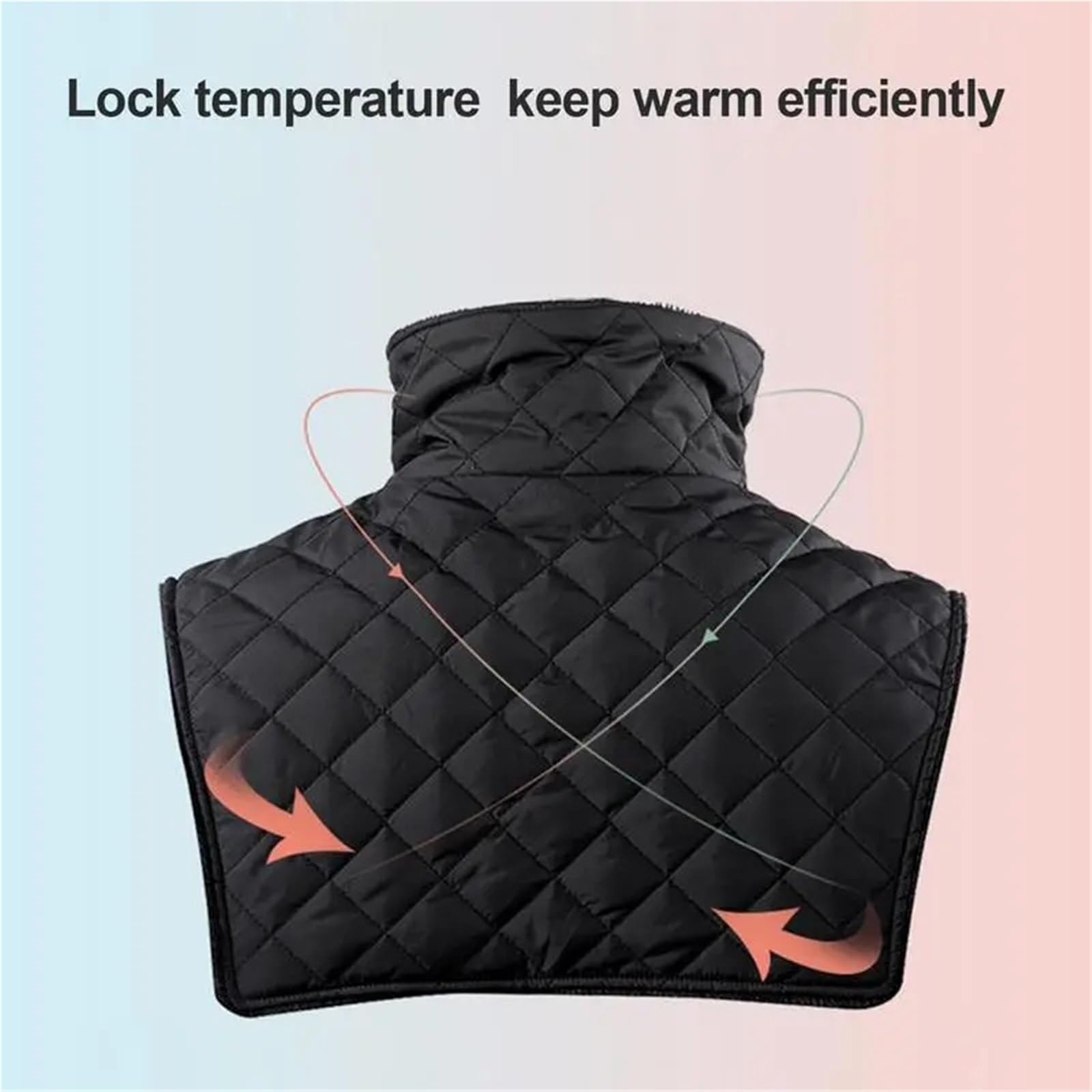 Cagoule Écharpe de vélo Moto, Bavoir Chaud d'extérieur épais, écharpe de Cou de vélo, Protection de Poitrine pour Le Cyclisme Cache Cou