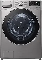 Lava e Seca Lg Smart 18kg Inox Look com Inteligência Artificial Aidd™ Wd18sv2s6b 127v