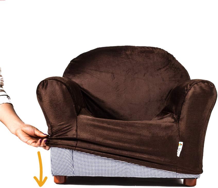 Roundy Chair Slipcover for Kids Chairs – Soft Minky Polyester Replacement Cover, Fits Keet Roundy & Rocking Chairs, Durable & Machine Washable, Easy to Install, Ideal for Ages 2–5, Playroom & Bedroom.