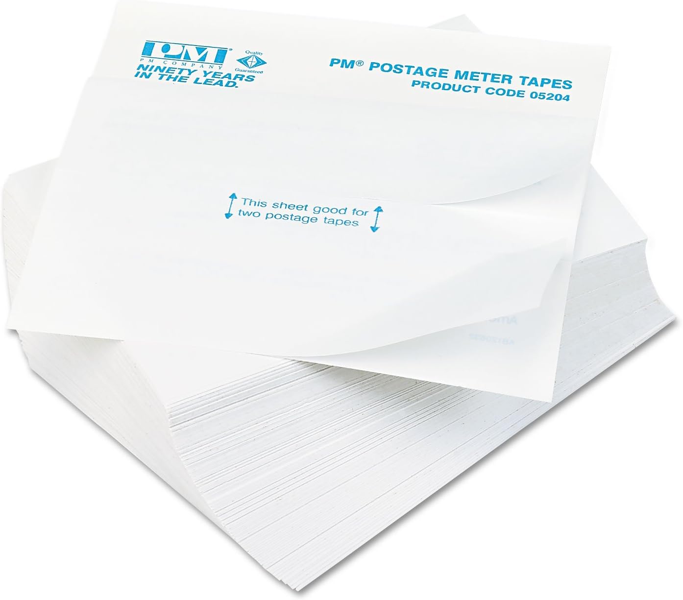 PM Company 05204 Postage Meter Double Tape Sheets, 4 x 51