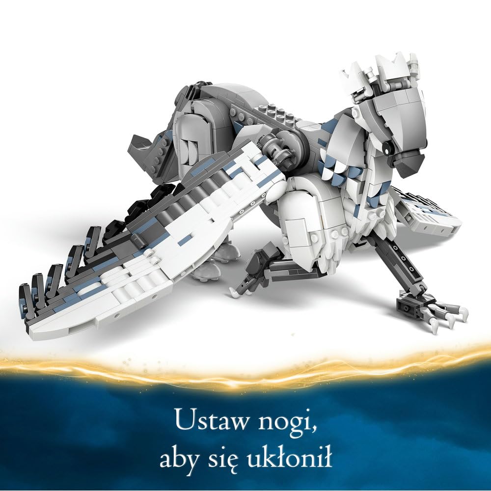 LEGO Harry Potter Hardodziob, Zabawka dla Dziecka z Hipogryfem do Zbudowania, Kreatywny Zestaw dla 9-latka, Dekoracje do Pokoju Dziecięcego i Pomysł na Prezent dla Chłopca i Dziewczynki, 76427