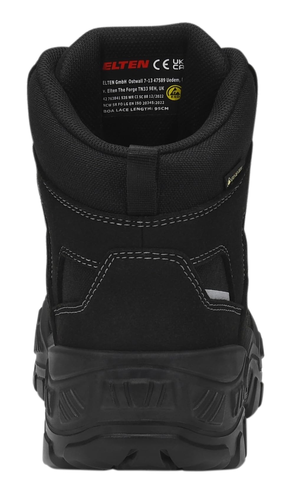 ELTEN Mike Boa® Gtx Black Mid Esd S3s CI Zapato industrialUnisex adulto