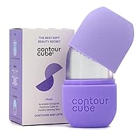 Vista 10 de Contour Cube Mini rodillo de hielo revolucionario para esculpir y deshinchar - Rodillo de hielo facial y masajeador - Molde de hielo para la cara