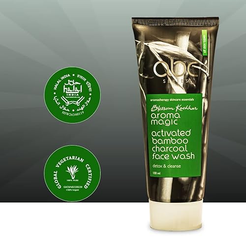 Miniatura 8 de Aroma Magic Jabón facial de carbón activado, limpia suavemente el exceso de aceite y la suciedad, ayuda a apretar los poros, elimina las células