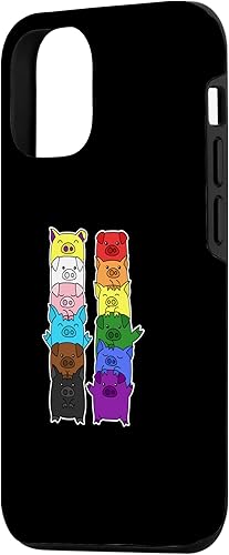 Miniatura 5 de iPhone 12 mini Pride Progress Flag Pig Design for Equality Case