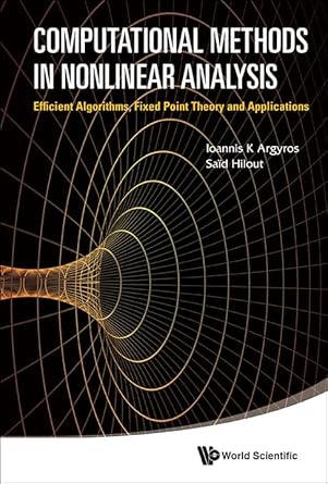 Amazon.com: COMPUTATIONAL METHODS IN NONLINEAR ANALYSIS: EFFICIENT ...