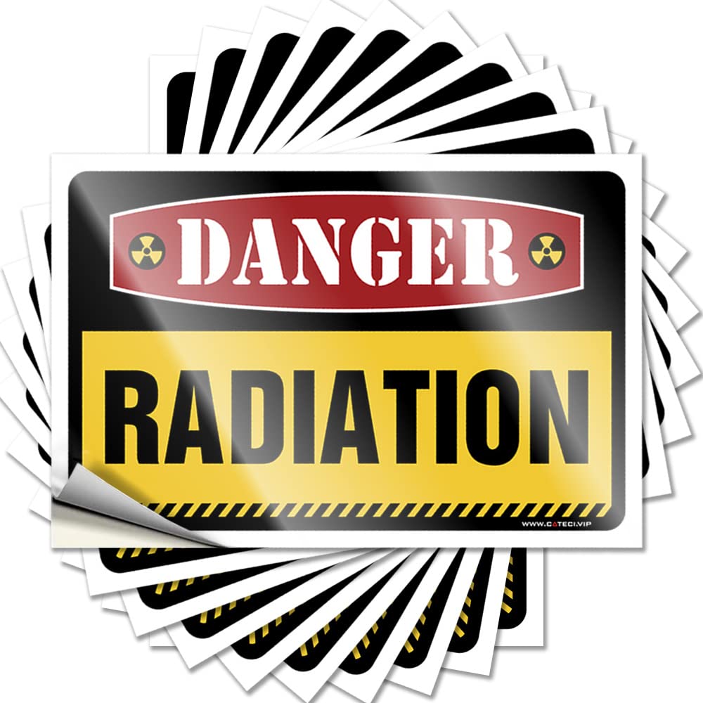Home Library Decor Labels Outdoor Bar Peel & Stick/Danger Radiation Allied Military Girly Car - Days of The Week Stickers(6X9CM-10Pcs)