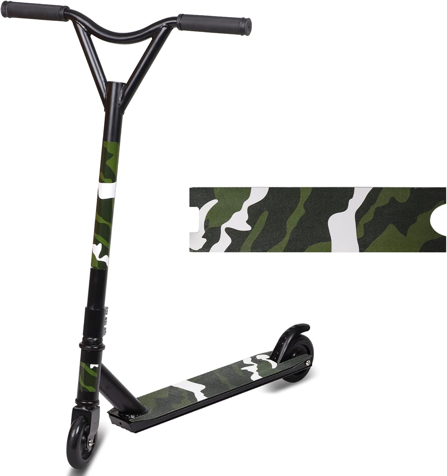Pro Stunt Scooter, 360 Degree Spin Handlebar Trick Scooter Street Stunt Scooter Freestyle Stunt Scooters with ABEC-9 Bearings for Boys Girls Teens Age 6+