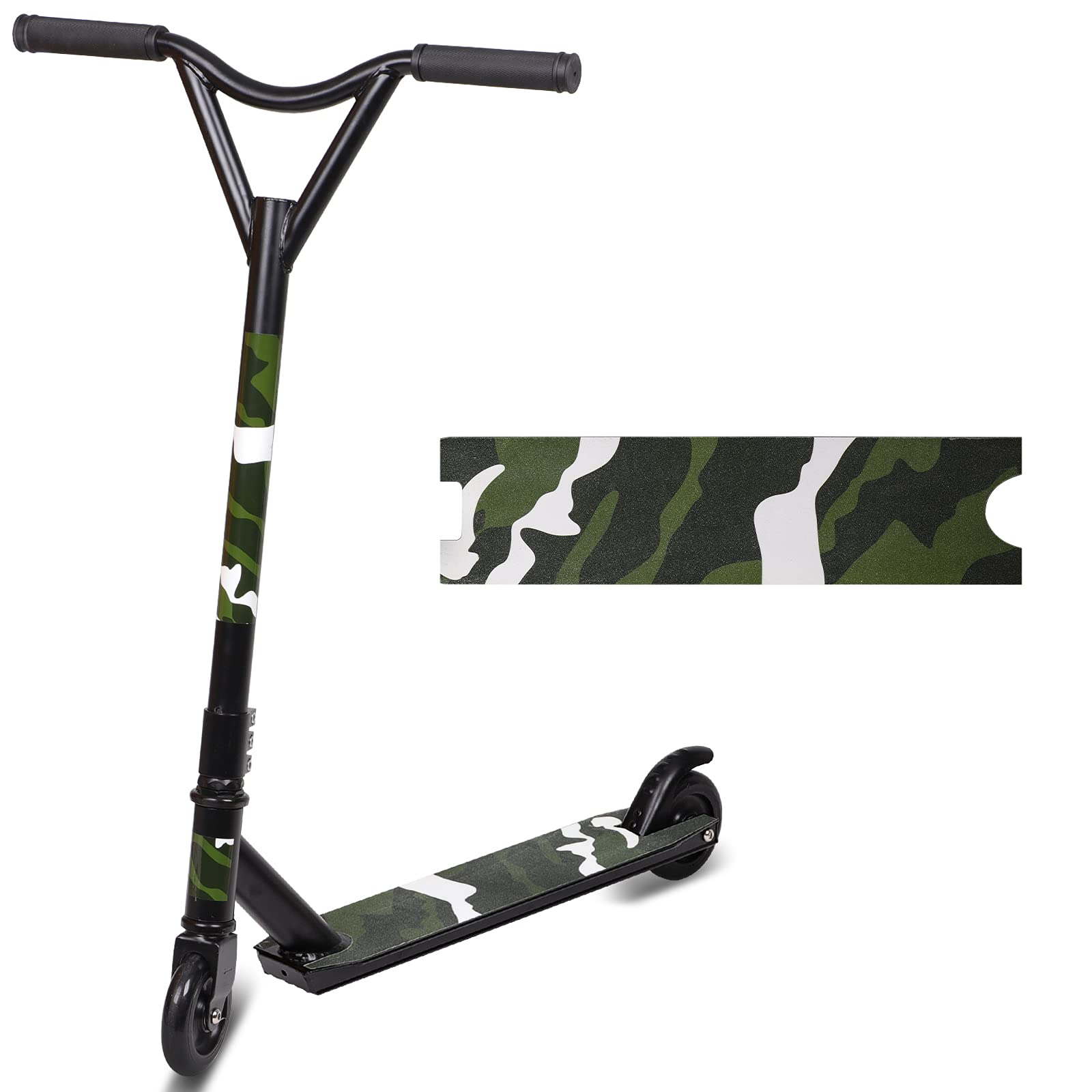 Pro Stunt Scooter, 360 Degree Spin Handlebar Trick Scooter Street Stunt Scooter Freestyle Stunt Scooters with ABEC-9 Bearings for Boys Girls Teens Age 6+