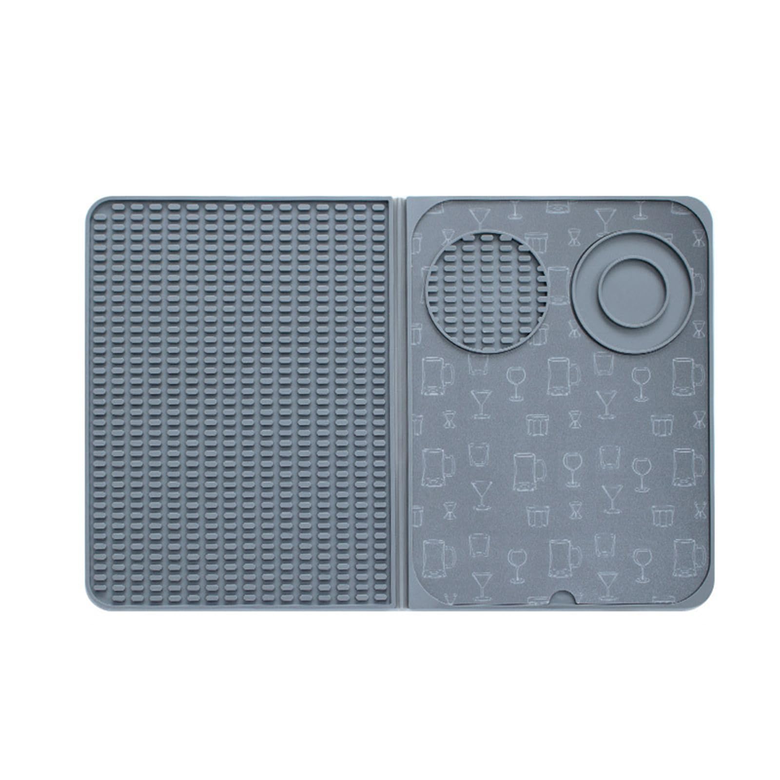 Alfombrilla plegable con tabla de cortar extraíble y bandeja Ed integrada para camareros profesionales, accesorio de cocina antideslizante para preparación y servicio de alimentos