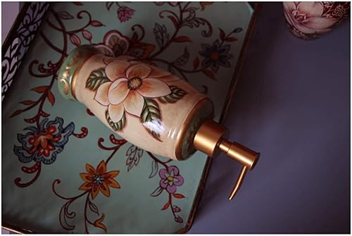 Miniatura 8 de Soap Dispenser Soap Dispenser Bottles American Retro Ceramic Soap Dispenser European Creative Hotel Press Bottle Bottling High-end Club Soap