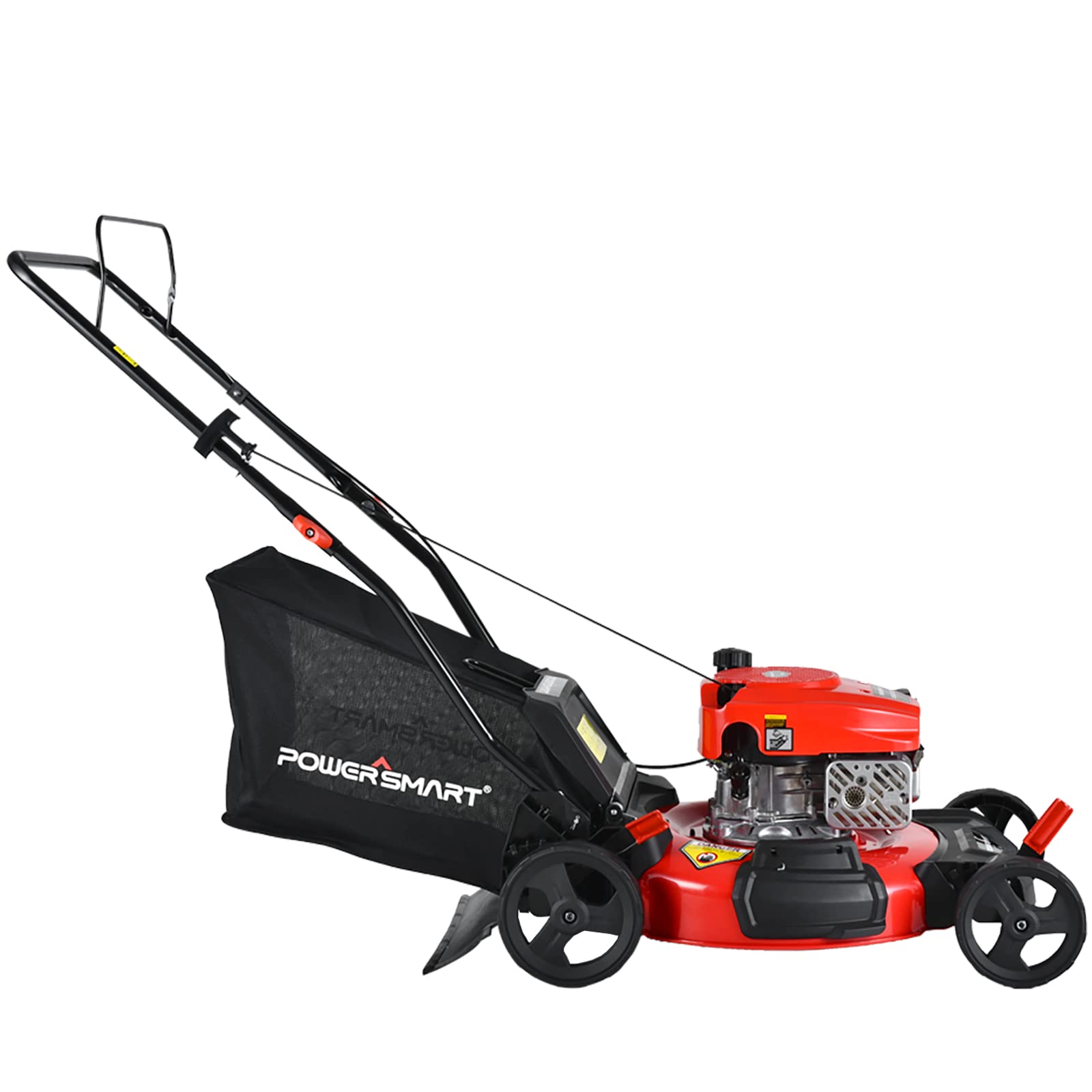 Buy PowerSmart Push Lawn Mower Gas Powered with Bagger 21 Inch, 3 in 1 Walk Behind Lawn Mower