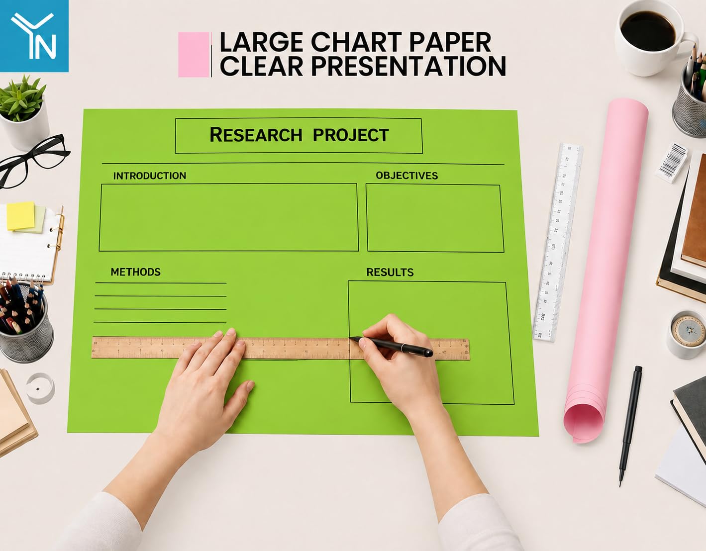 A1 Parrot Green Pastel Paper - Pack of 5 -2