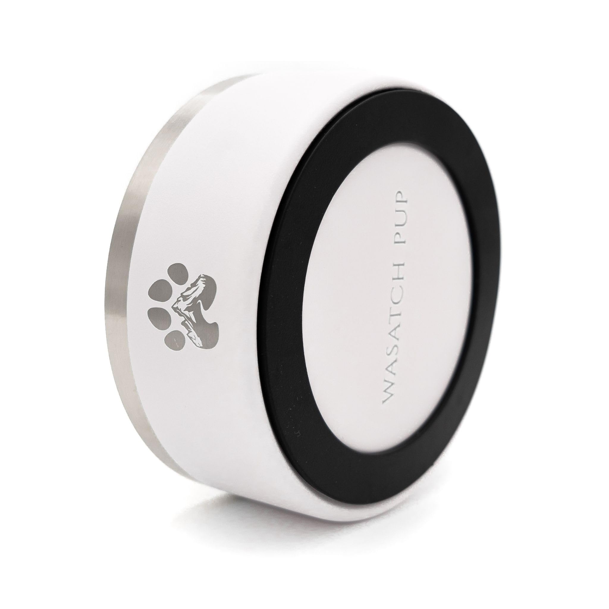 Wasatch Pup Stainless Steel Dog Bowl for Small-Large Dogs | Double Wall Insulated, Non-Slip Base Heavy Duty Water and Food Bowls for Dogs & Cats | Pet