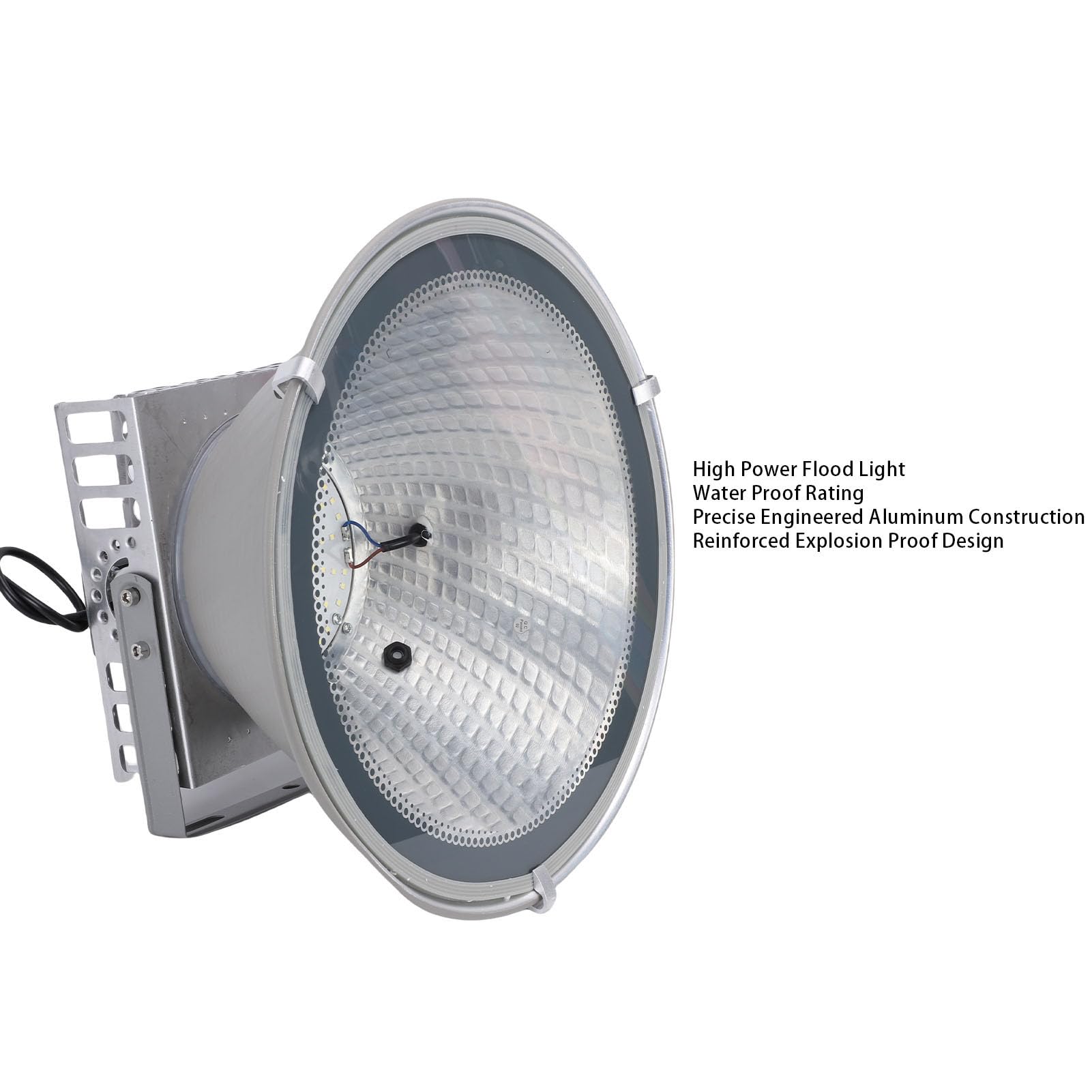 Fockety Reflektor LED, Aluminiowy Dźwig Wieżowy o Mocy 400 W. Reflektor Na Placu budowy. Szperacz. Białe światło Na zewnątrz. Na Placu budowy. Garaż Budynki przemysłowe. Fabryki.