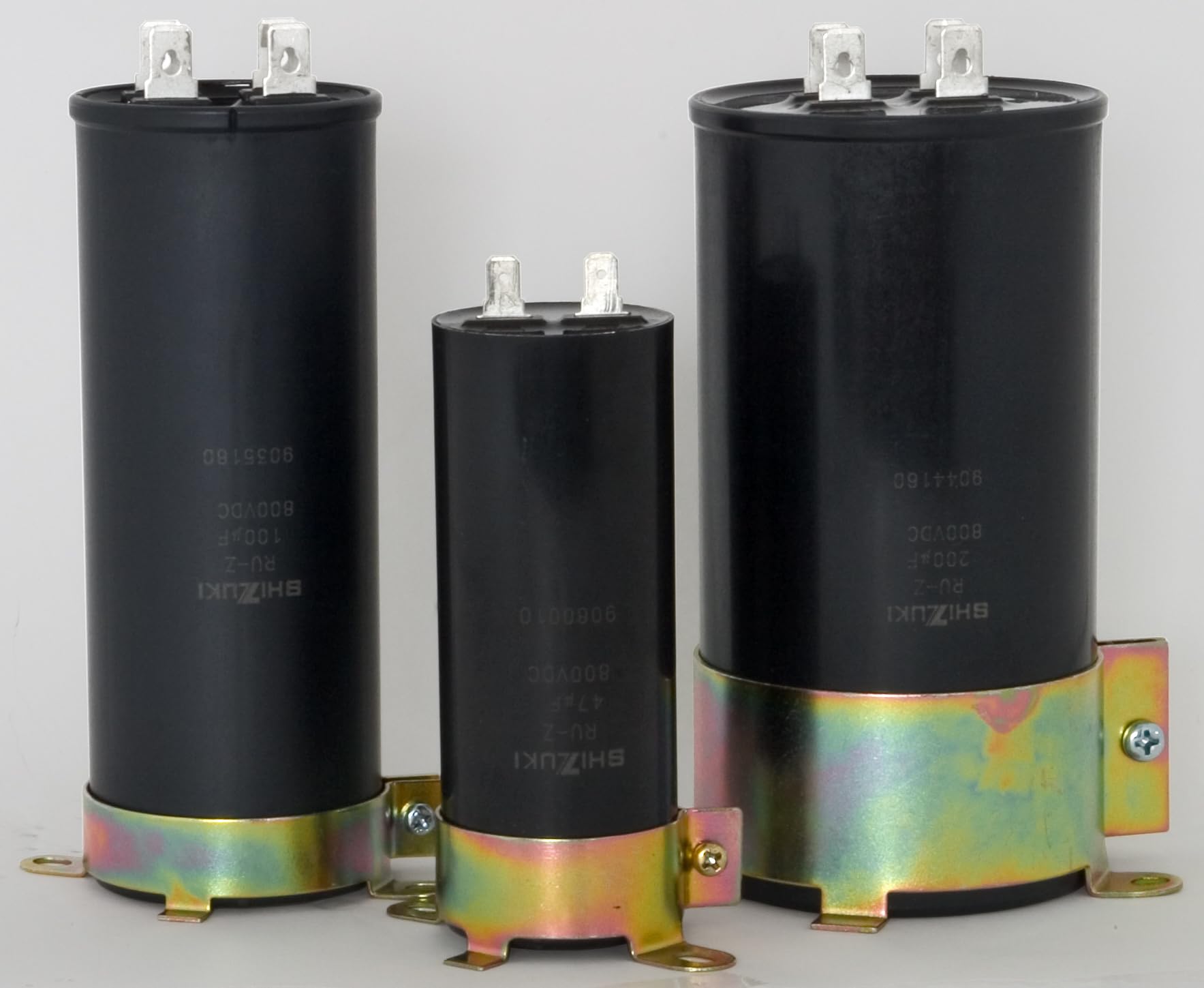 Amazon | SHIZUKI 指月電機製作所 直流平滑回路用 フィルムコンデンサ RUZシリーズ RUZ 800V/100μF 1個 クランプ付き  | 指月電機製作所 | 真空管