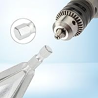 Vista 5 de Herramienta de chaflán externo de desbarbado Quitar Reparación de rebabas Broca Perno externo, Repara rápidamente pernos dañados Desbarbado Chaflán